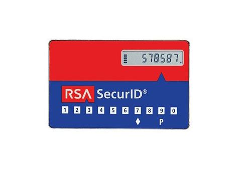 rsa smart card id|rsa securid token.